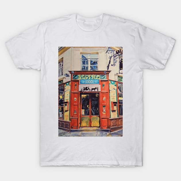 Bistro 1900 T-Shirt by Macartvert